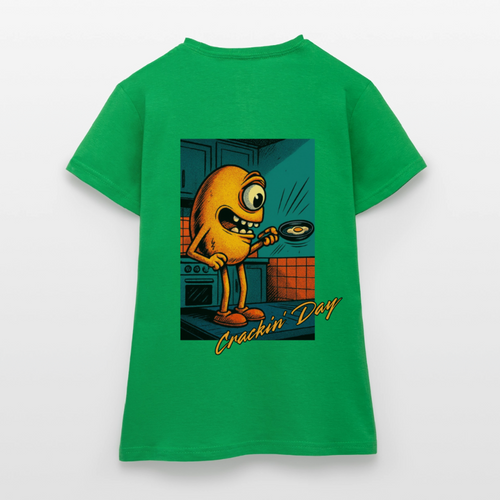Crackin' Day Women's T-Shirt - kelly green