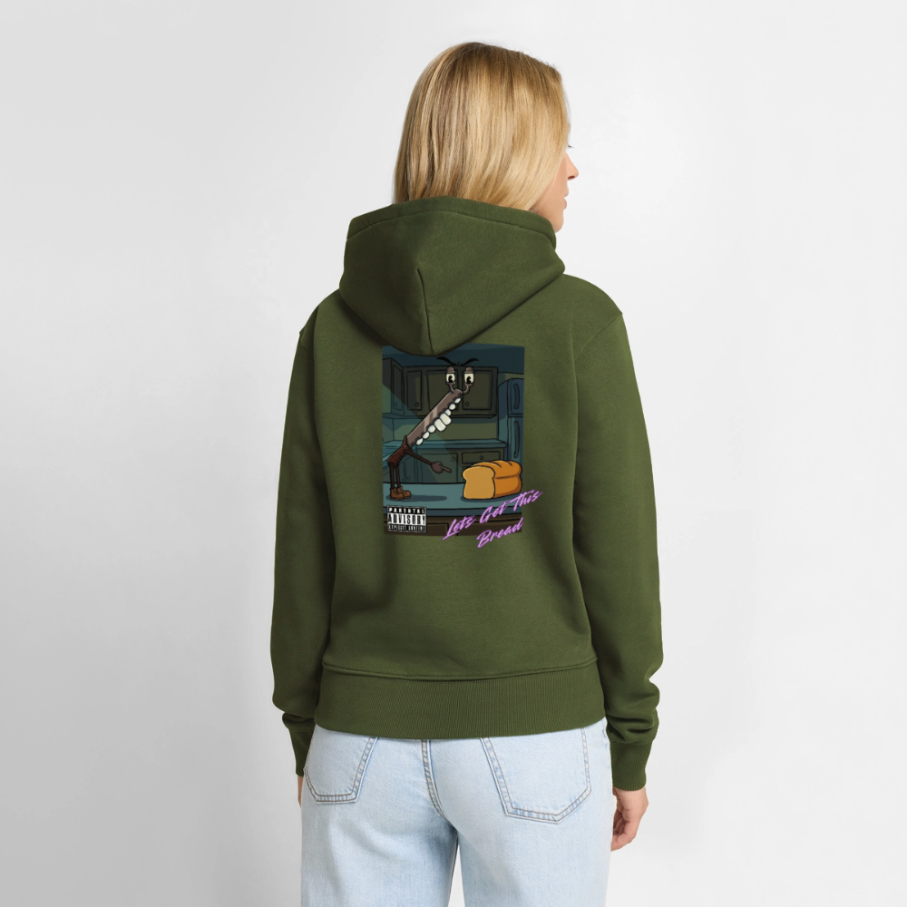 Lets Get This Bread Women’s Hoodie - khaki