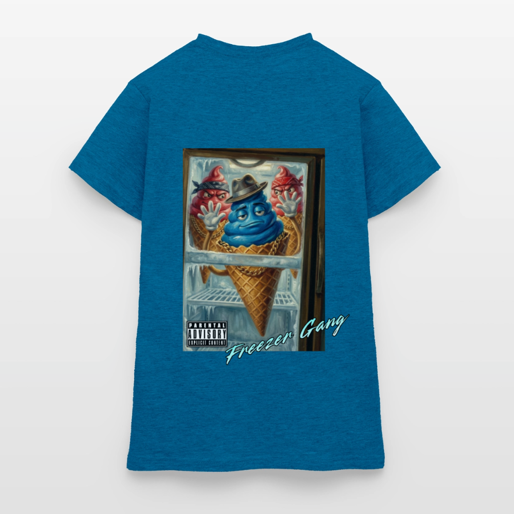 Freezer Gang Women's T-Shirt - antique blue sapphire heather