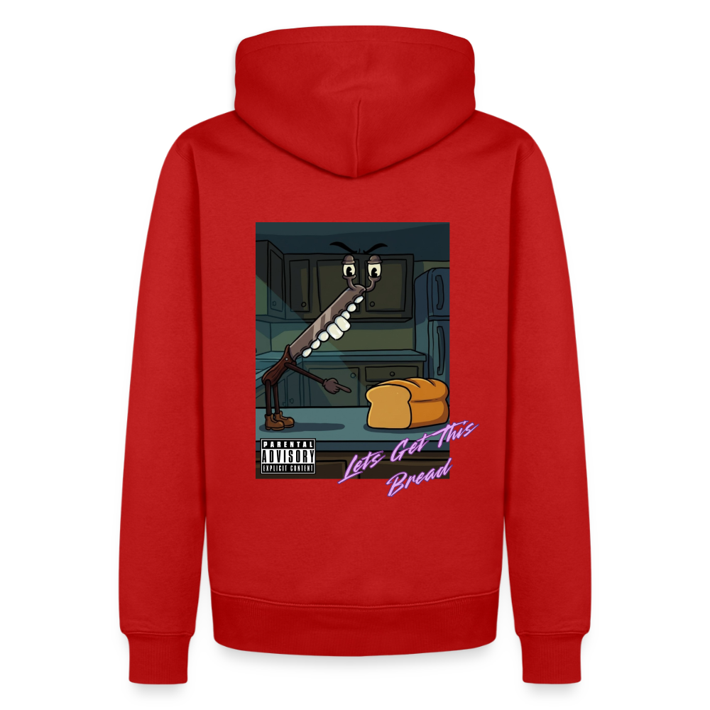 Lets Get This Bread Hoodie - red
