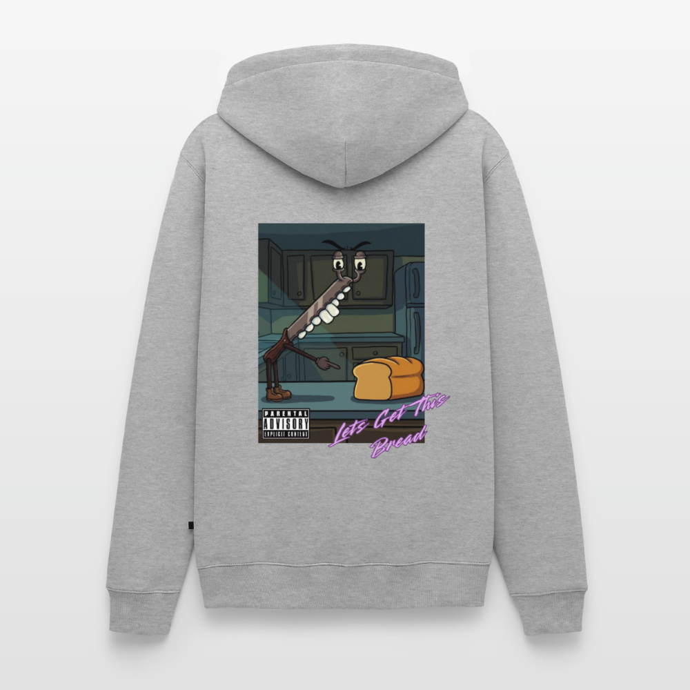 Lets Get This Bread Hoodie - heather grey