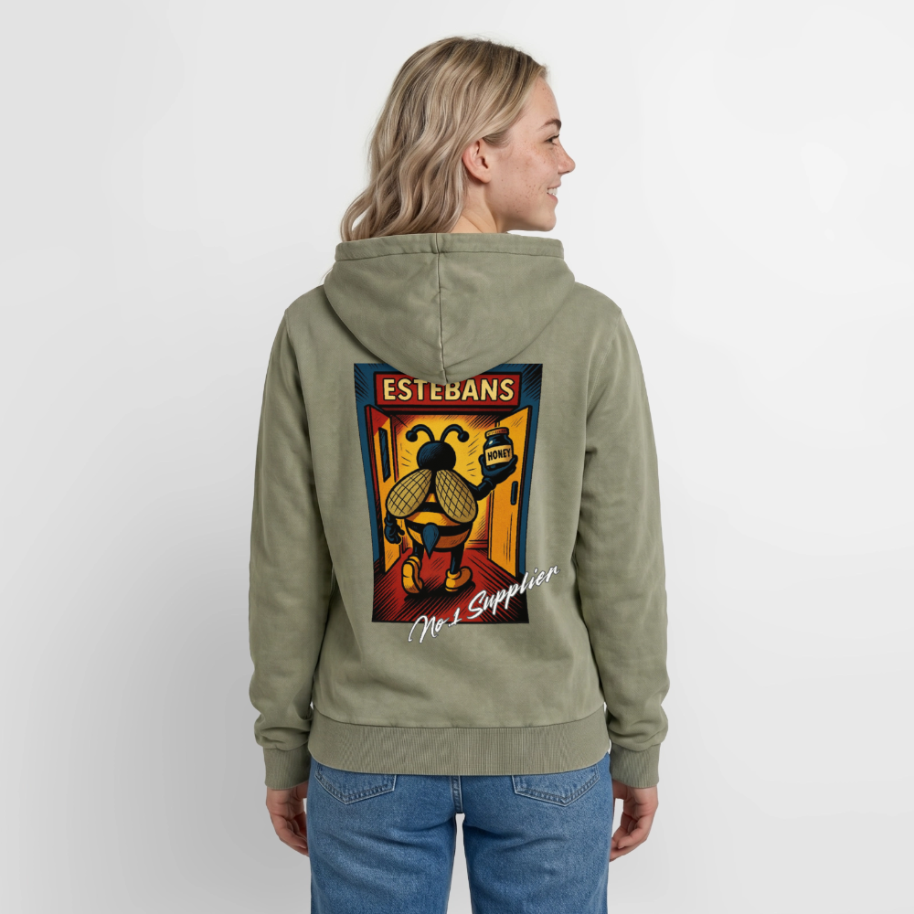 No.1 Supplier Premium Acid Washed Hoodie - acid washed green