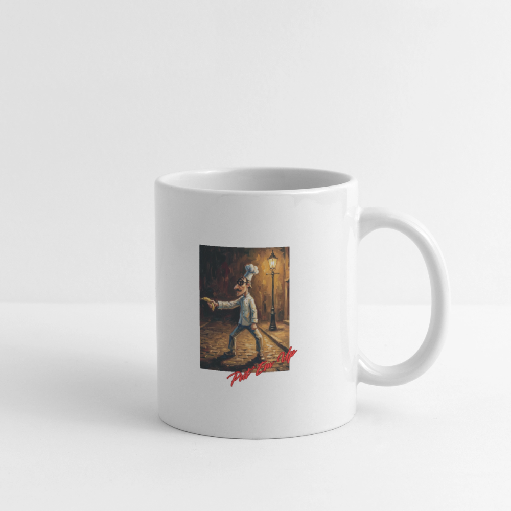 Put Em Up Mug - white