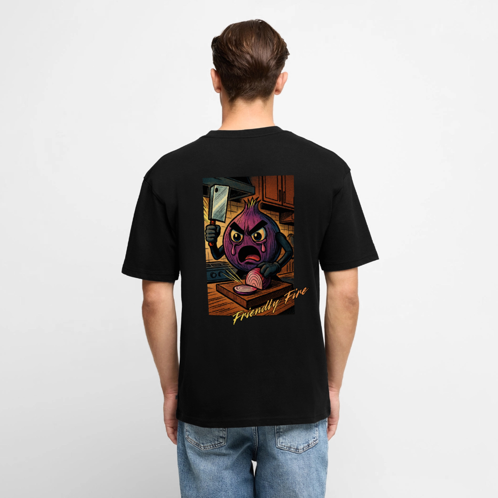 Friendly Fire Premium Oversized Tee - black