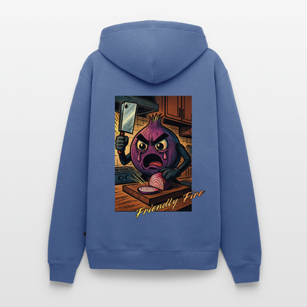 Friendly Fire Men’s Hoodie - stone blue
