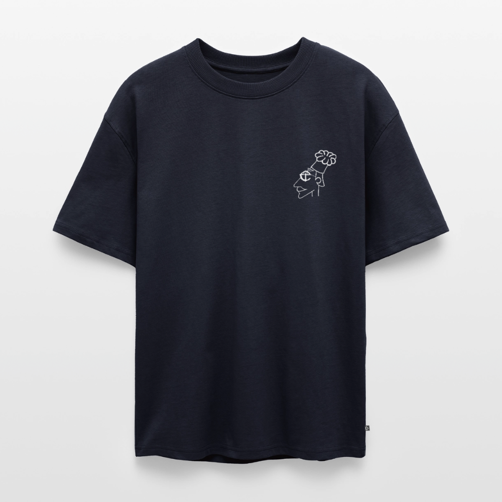 Freezer Gang Premium Oversized Tee - navy