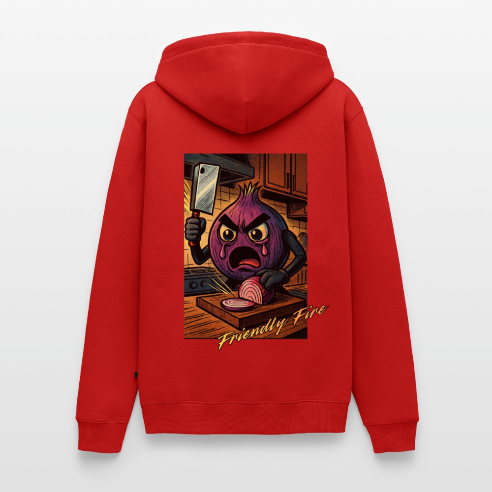 Friendly Fire Men’s Hoodie - red