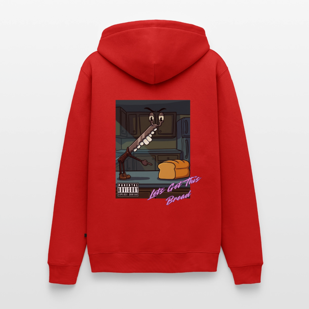 Lets Get This Bread Hoodie - red