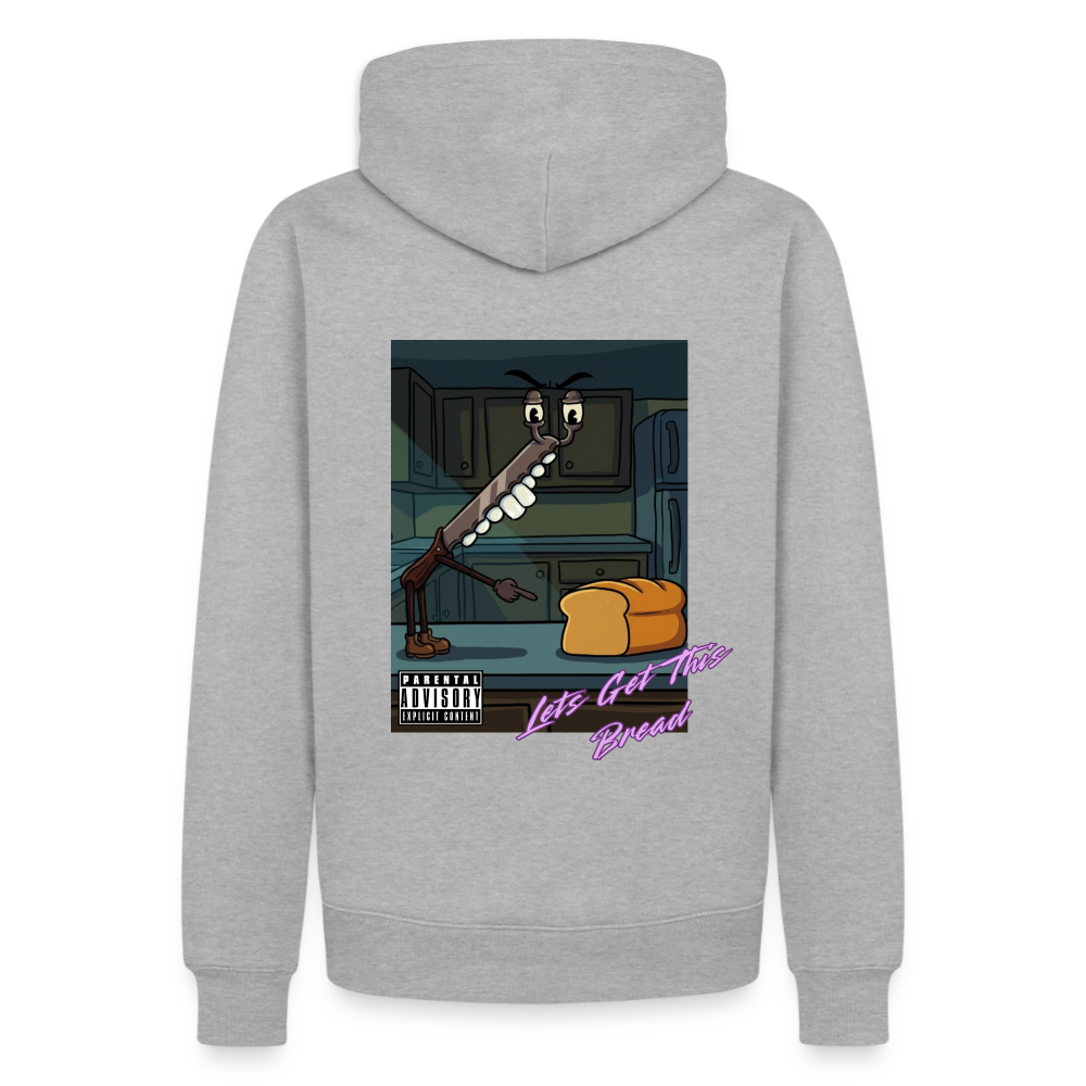 Lets Get This Bread Hoodie - heather grey