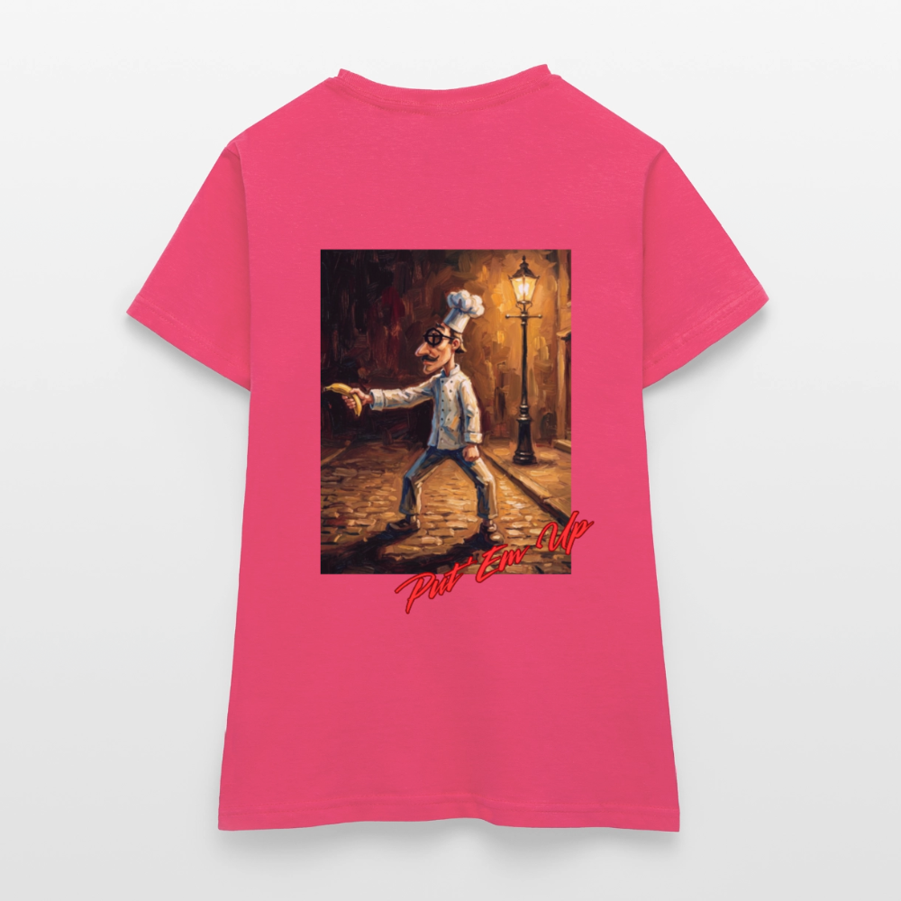 Put Em Up Women's Tee - azalea