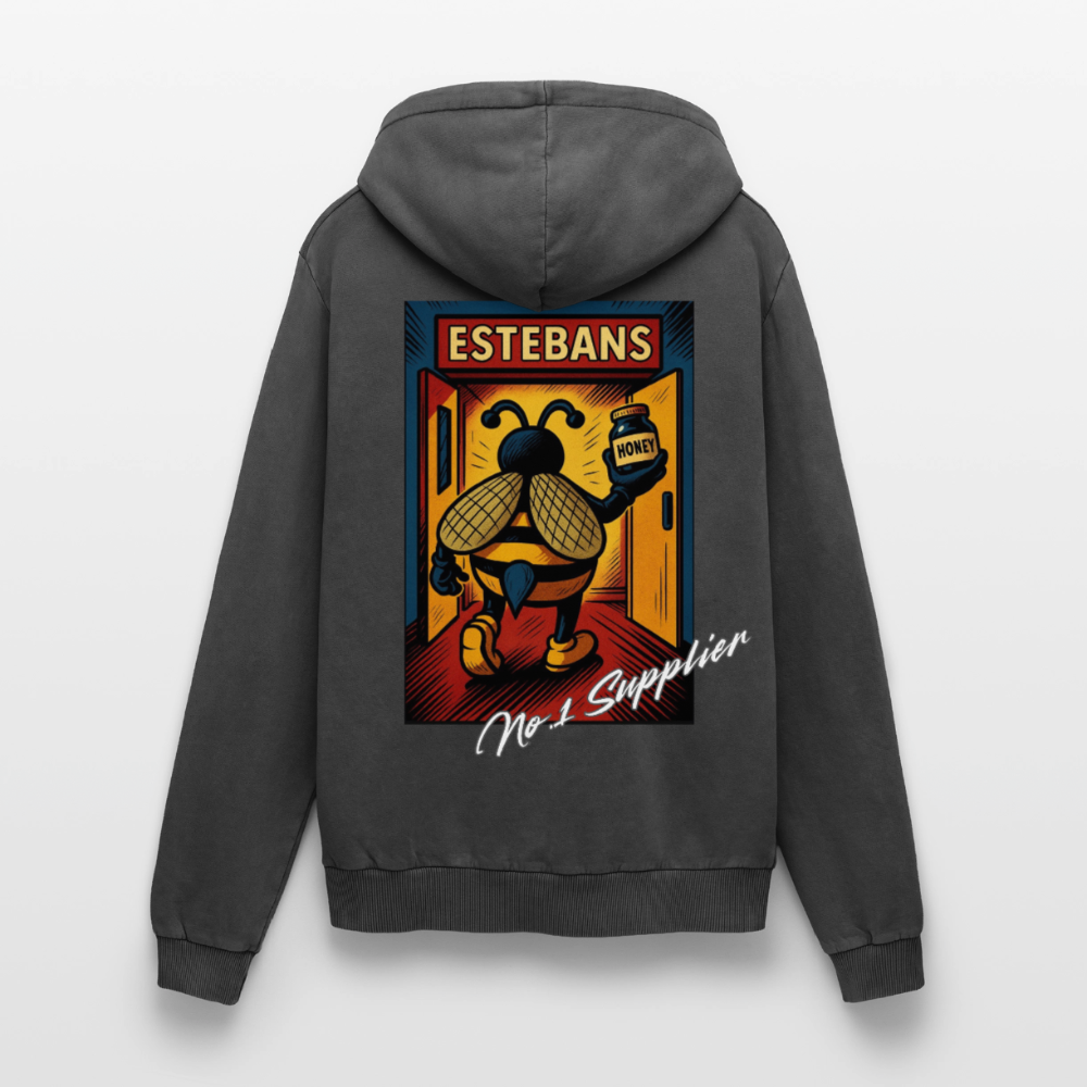 No.1 Supplier Premium Acid Washed Hoodie - acid washed black