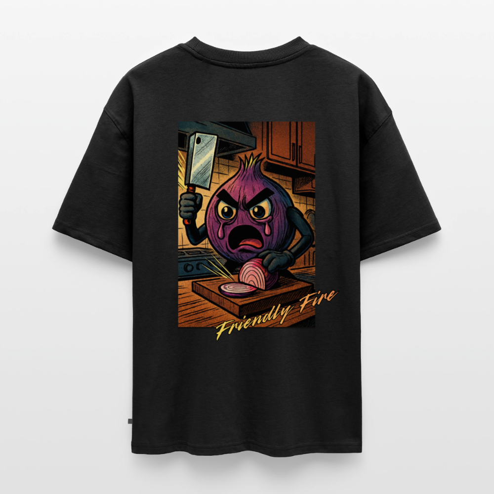 Friendly Fire Premium Oversized Tee - black