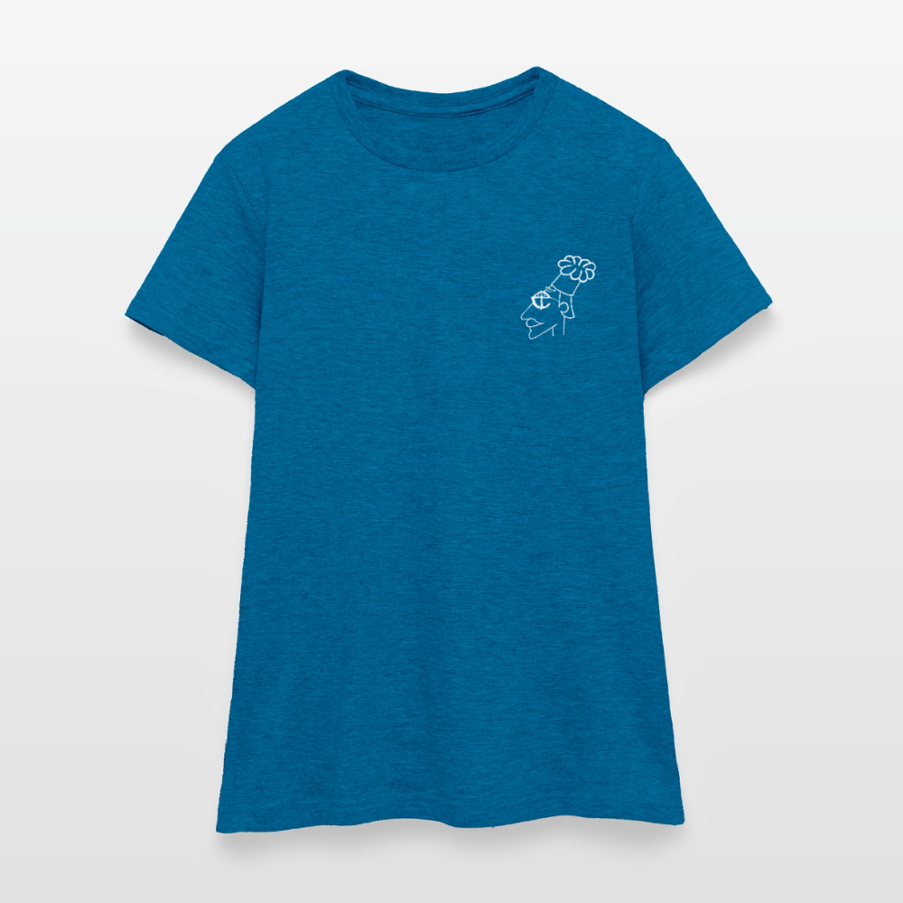 Put Em Up Women's Tee - antique blue sapphire heather