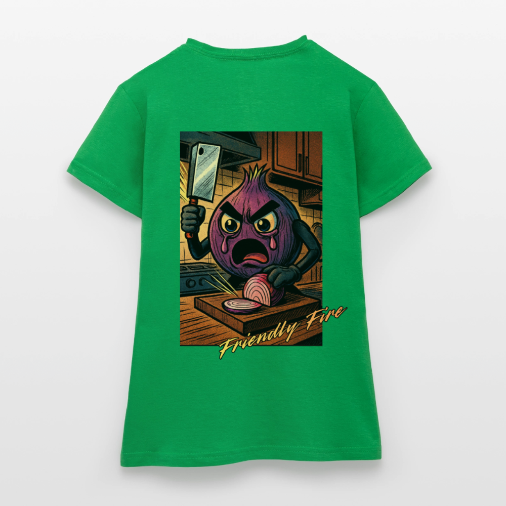 Friendly Fire Women's Tee - kelly green