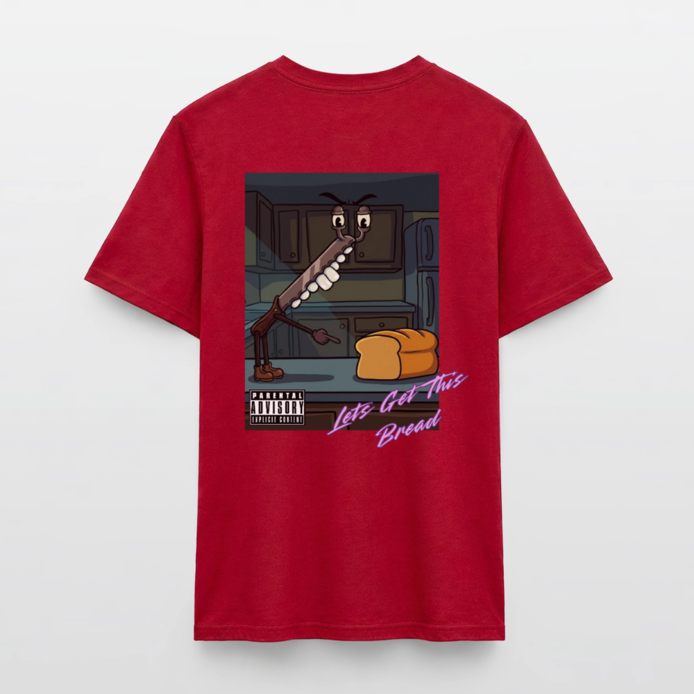 Lets Get This Bread Men's T-Shirt - red