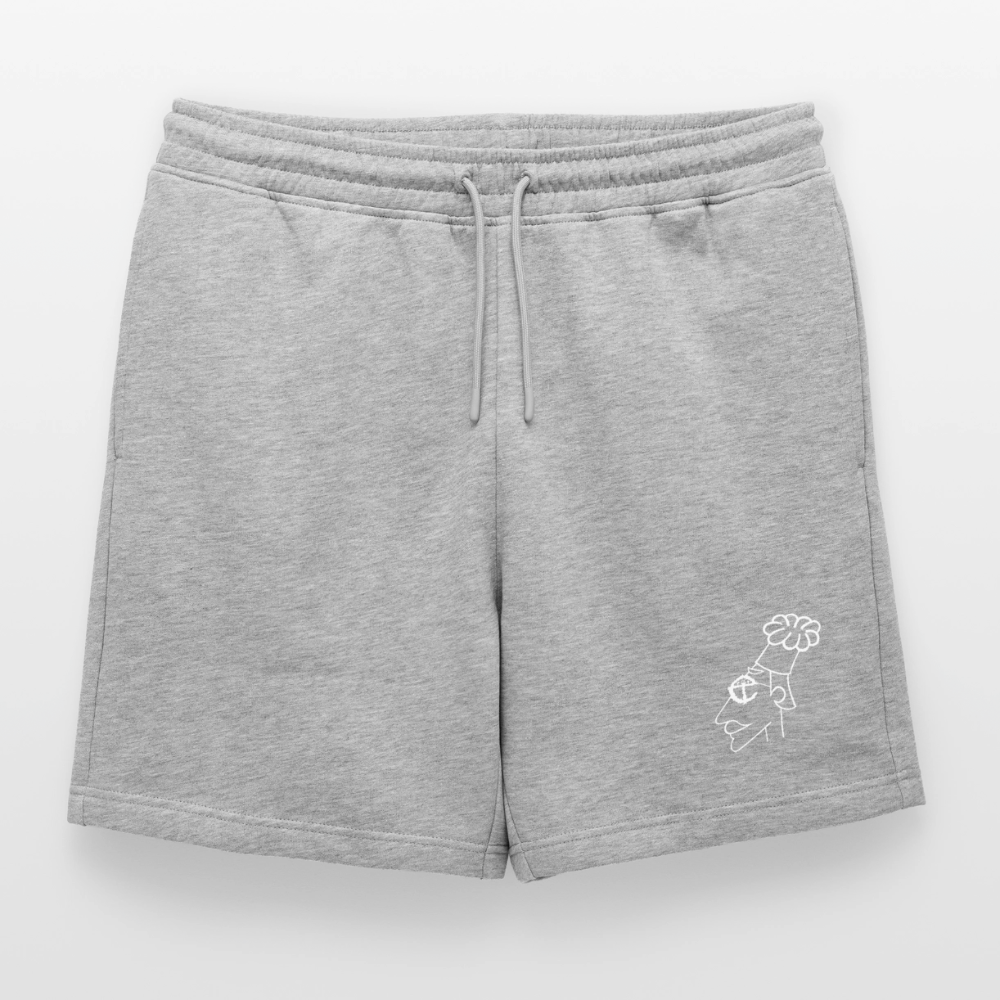 Estebans Mens' Premium Sweatshorts - heather grey