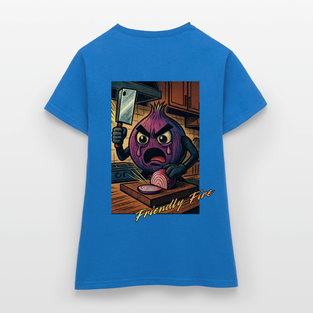 Friendly Fire Women's Tee - royal blue