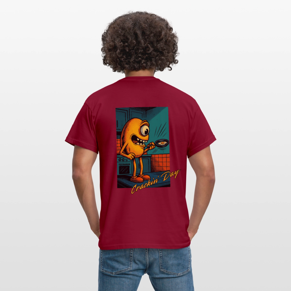 Crackin' Day Men's T-Shirt - brick red
