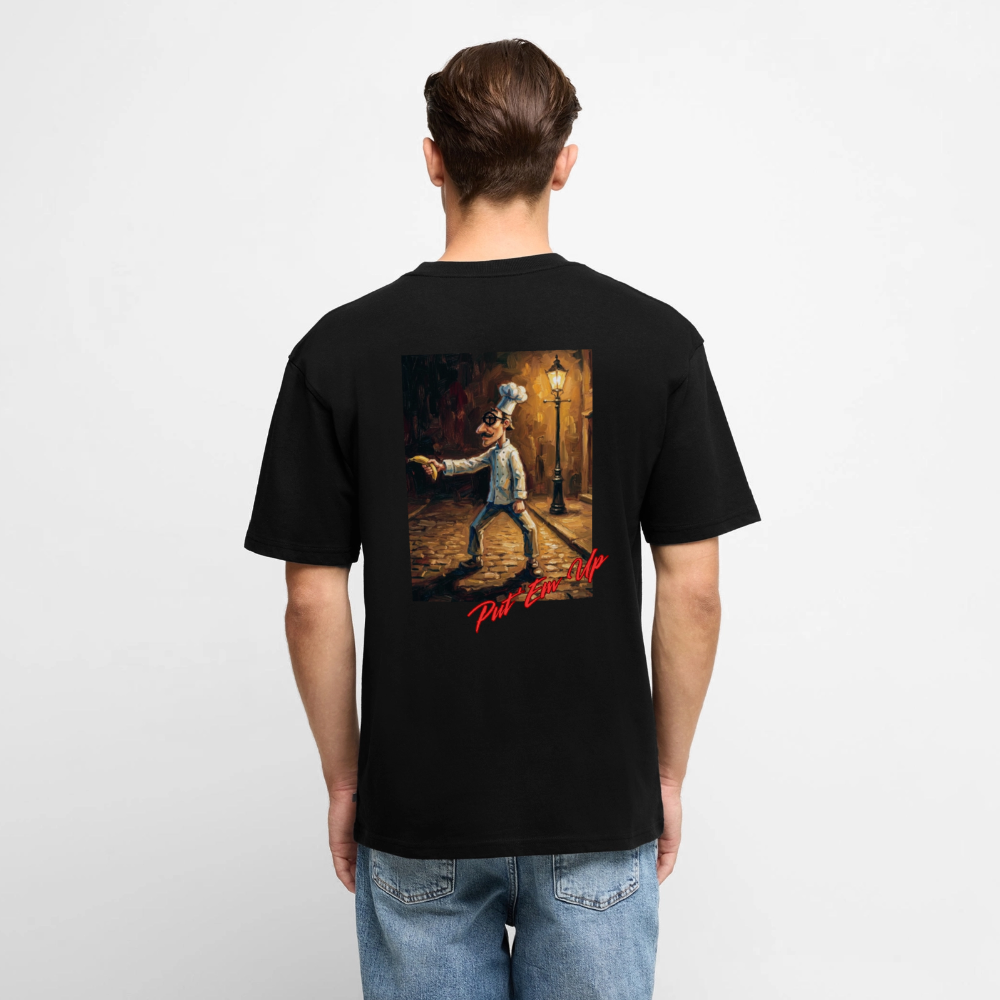 Put 'Em Up Premium Oversized Tee - black