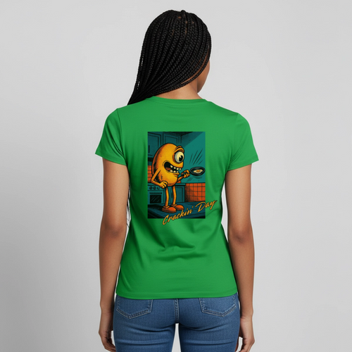 Crackin' Day Women's T-Shirt - kelly green