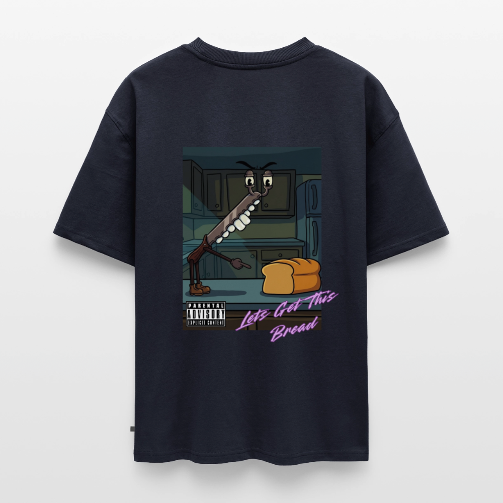 Lets Get Thia Bread Premium Oversized Tee - navy