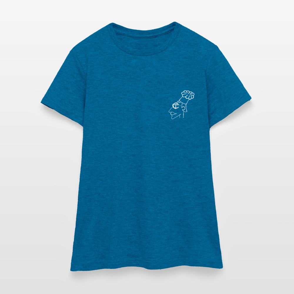 Lets Get This Bread Women's T-Shirt - antique blue sapphire heather