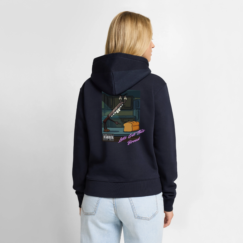 Lets Get This Bread Women’s Hoodie - navy