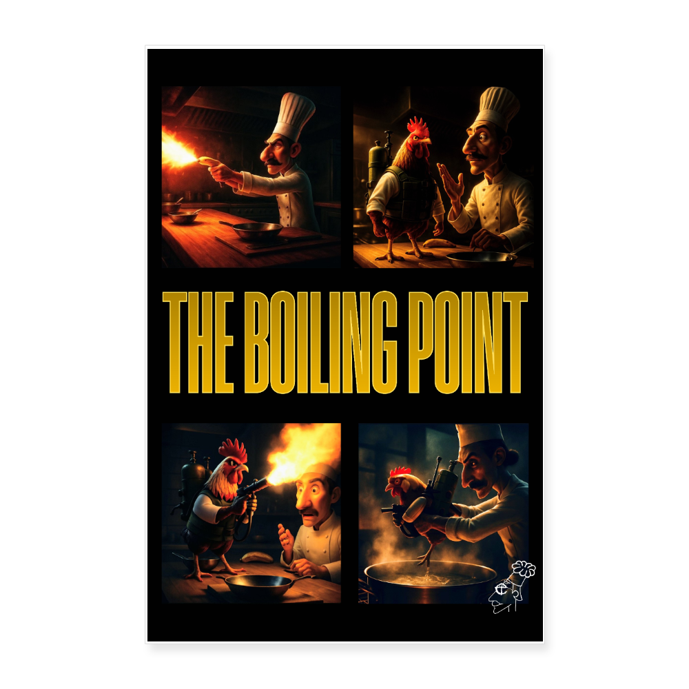 The Boiling Point Poster (60x90 cm) - white