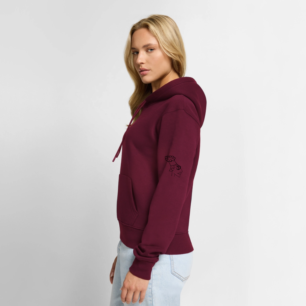 Friendly Fire Women’s Hoodie - burgundy