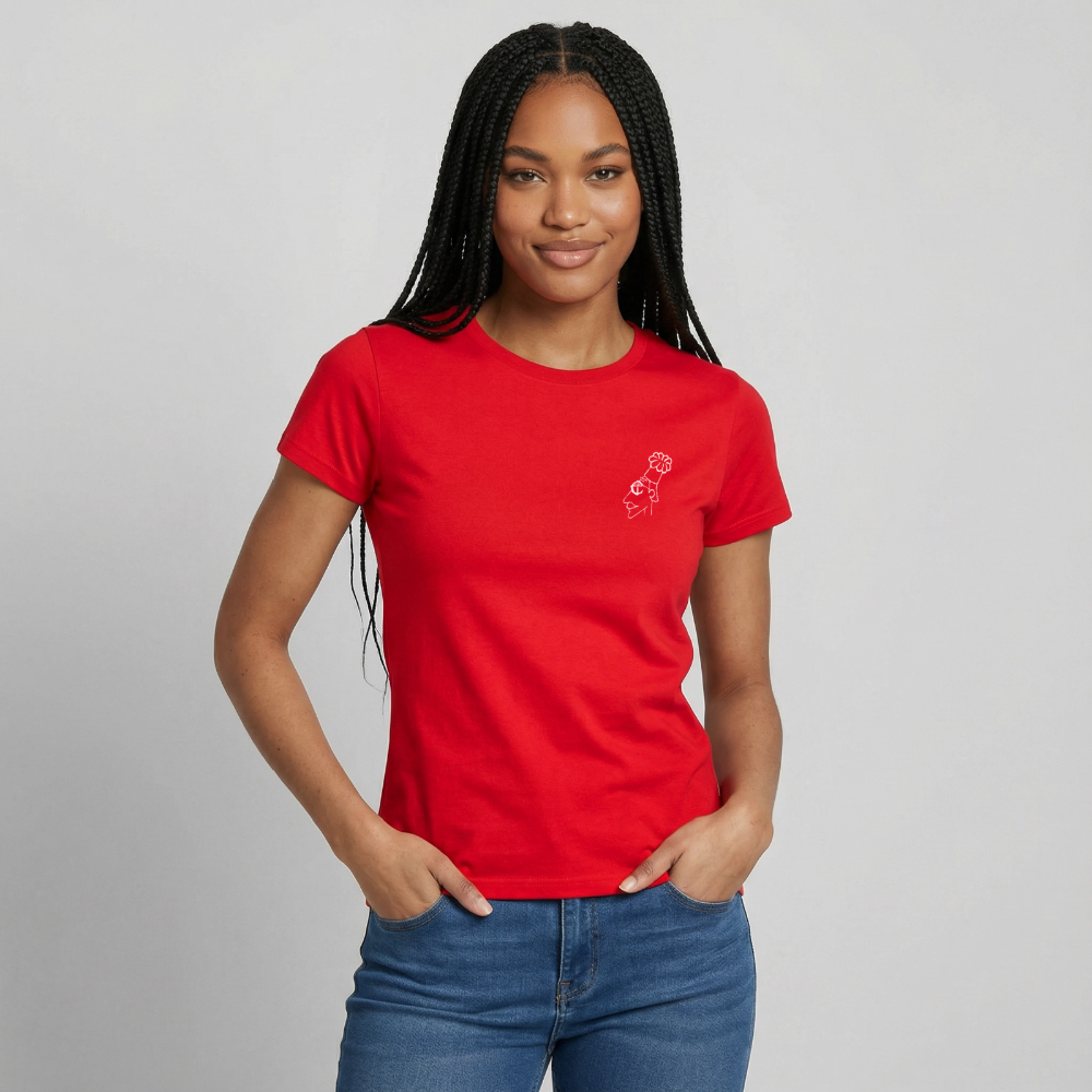 Friendly Fire Women's Tee - red