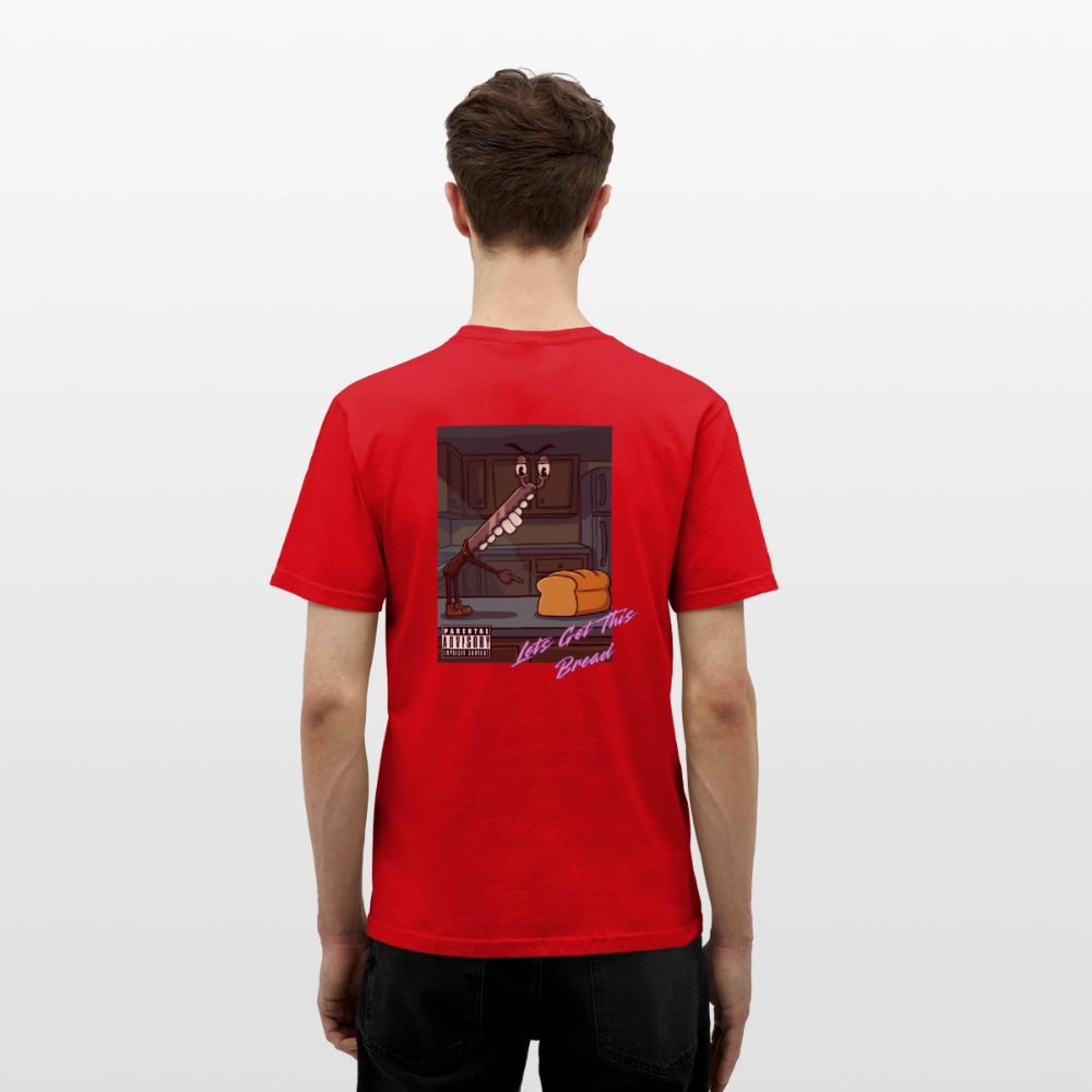 Lets Get This Bread Men's T-Shirt - red