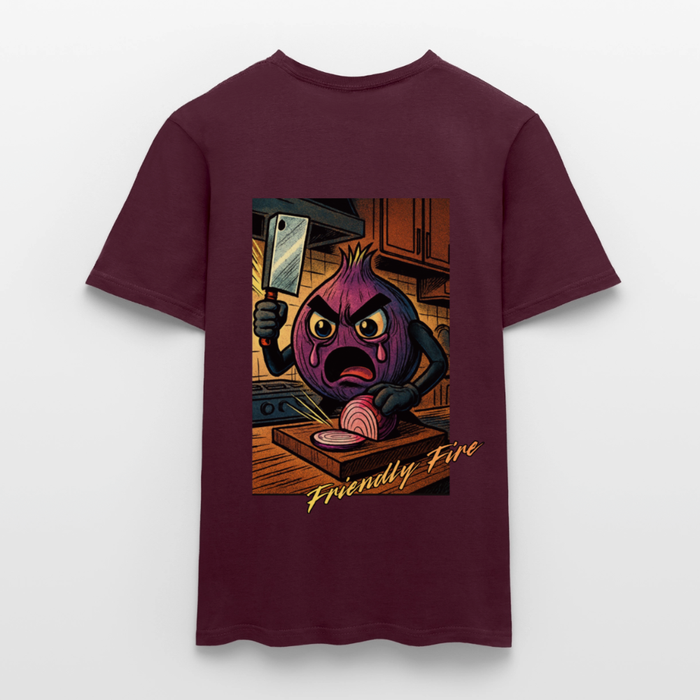 Friendly Fire Men's T-Shirt - brick red