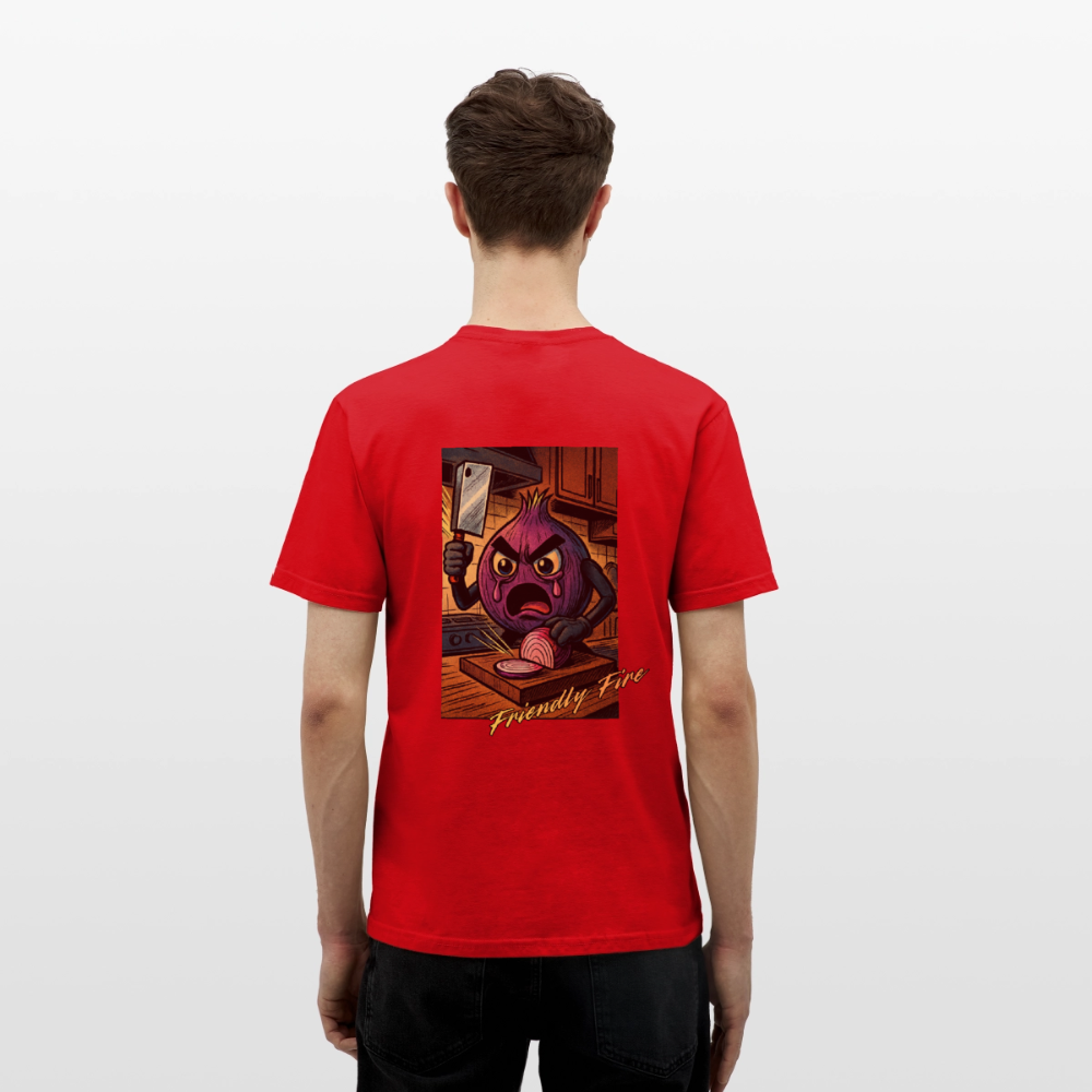 Friendly Fire Men's T-Shirt - red