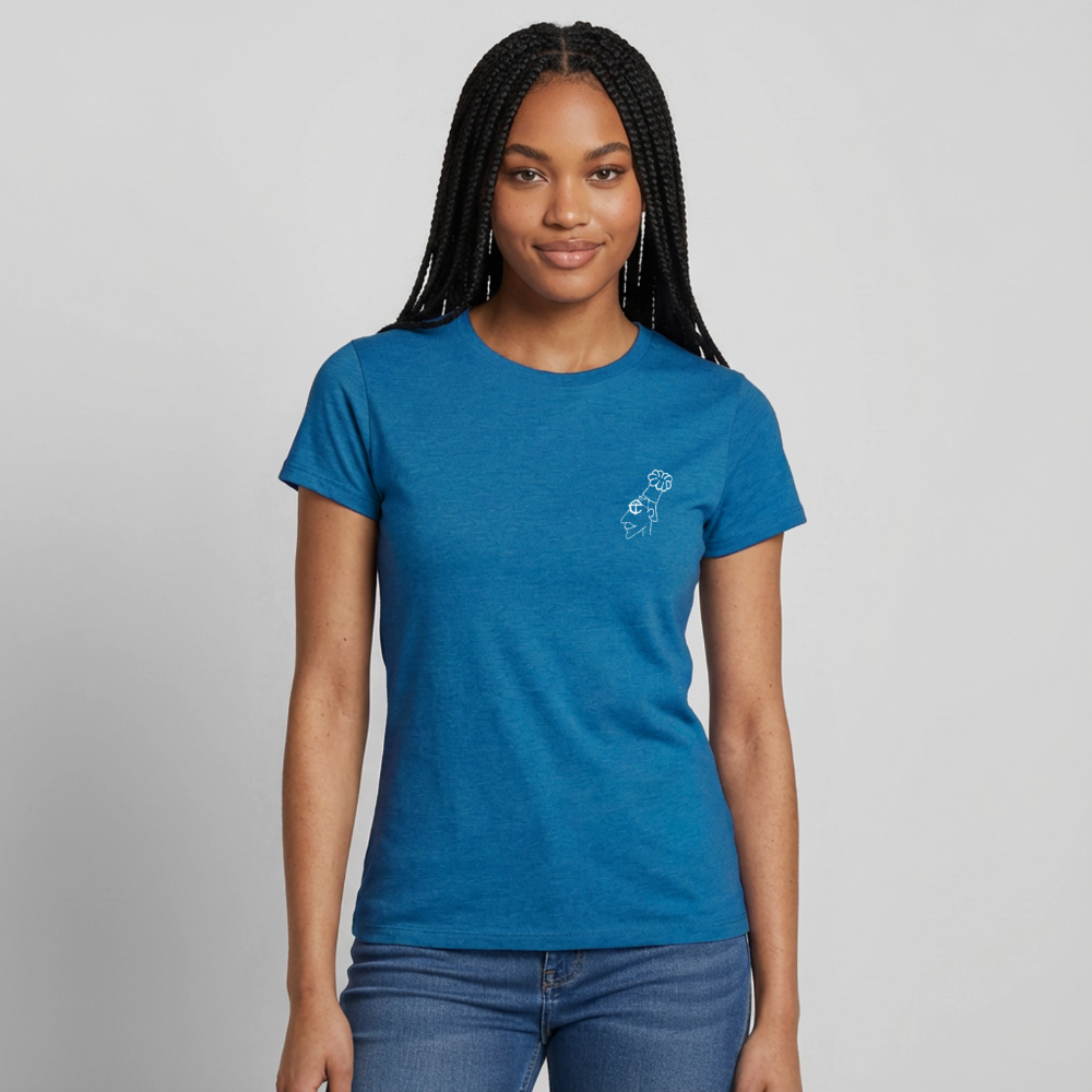 Lets Get This Bread Women's T-Shirt - antique blue sapphire heather