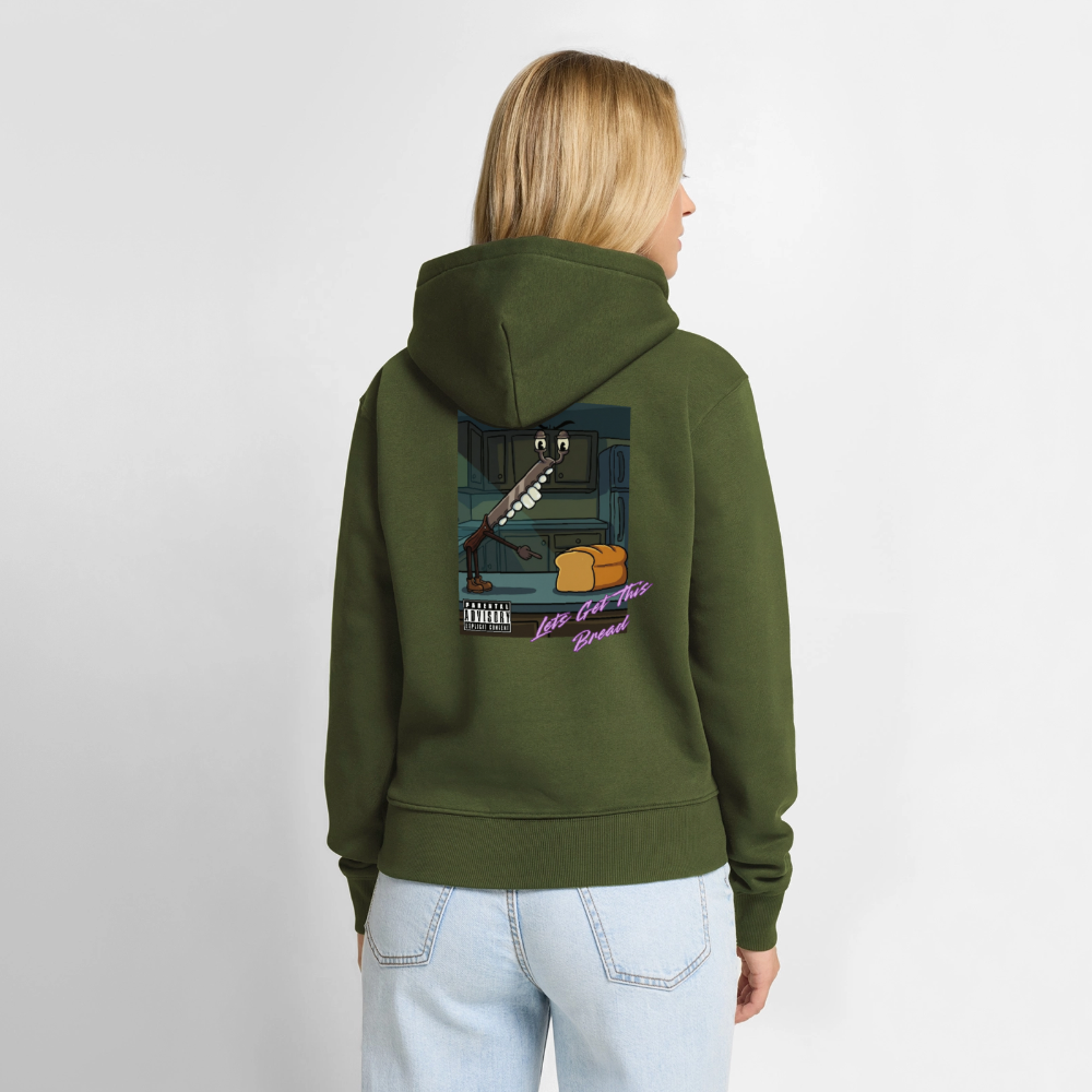 Lets Get This Bread Women’s Hoodie - khaki