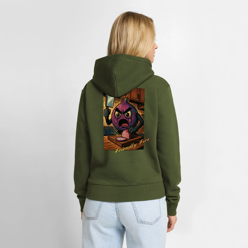 Friendly Fire Women’s Hoodie - khaki
