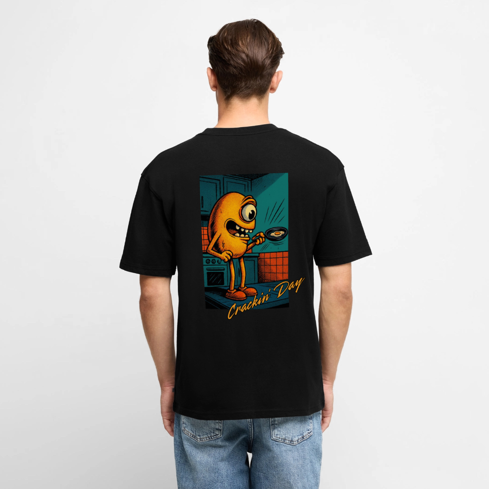 Crackin' Day Premium Oversized Tee - black