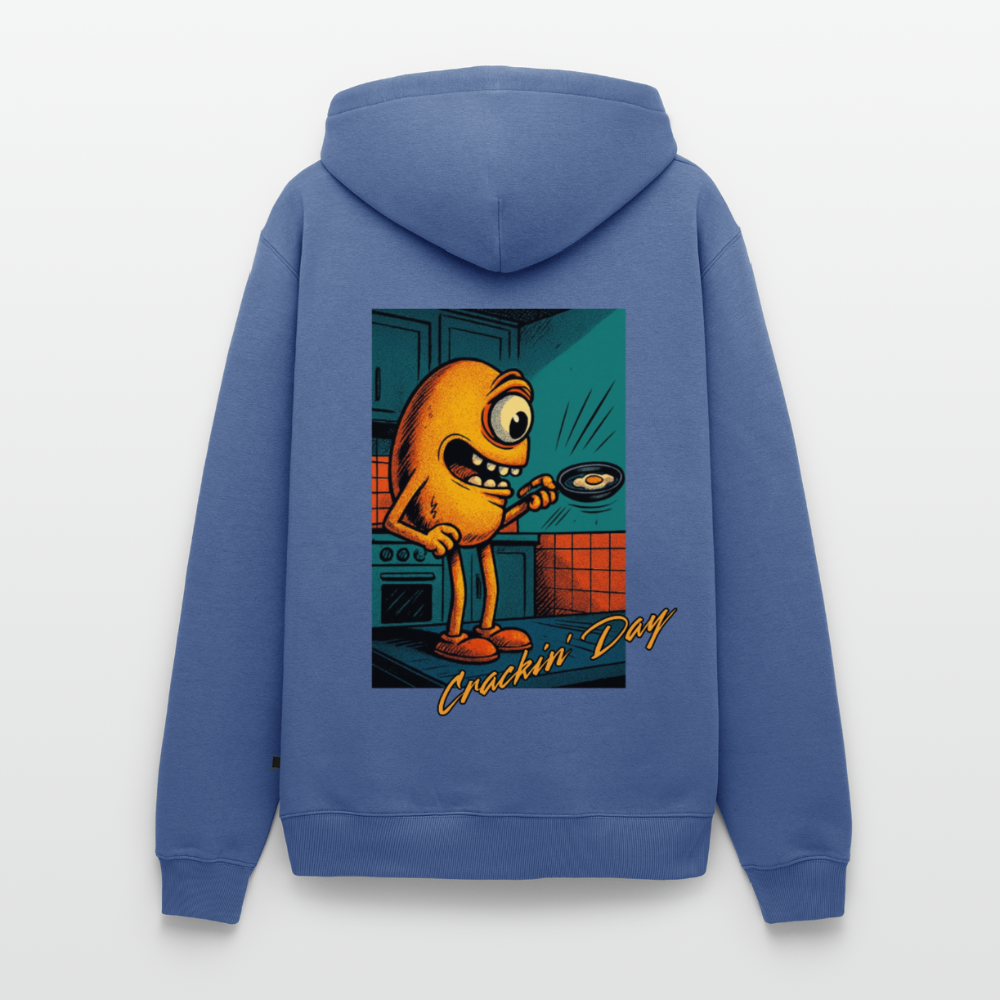 Crackin' Day Men’s Hoodie - stone blue